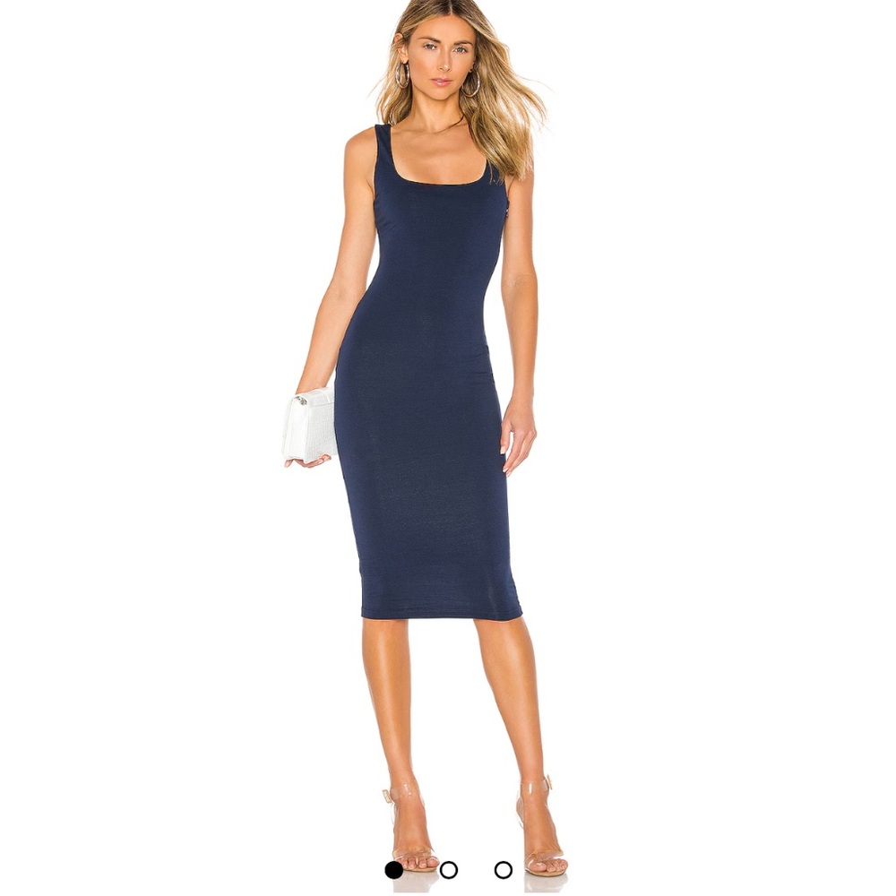 Superdown Elegant Navy Blue Sleeveless Dress, NBW